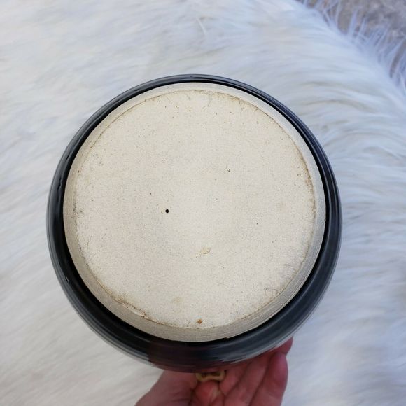 Unmarked Beautiful Glazed Clay Pottery Pitcher - Picture 7 of 8